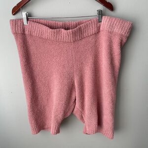 Torrid Curve Sleepwear Plush Shorts Womens Plus Size 3‎ Pink EUC